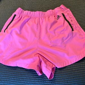 Adidas Primeblue Women's Bright Pink Athletic Shorts